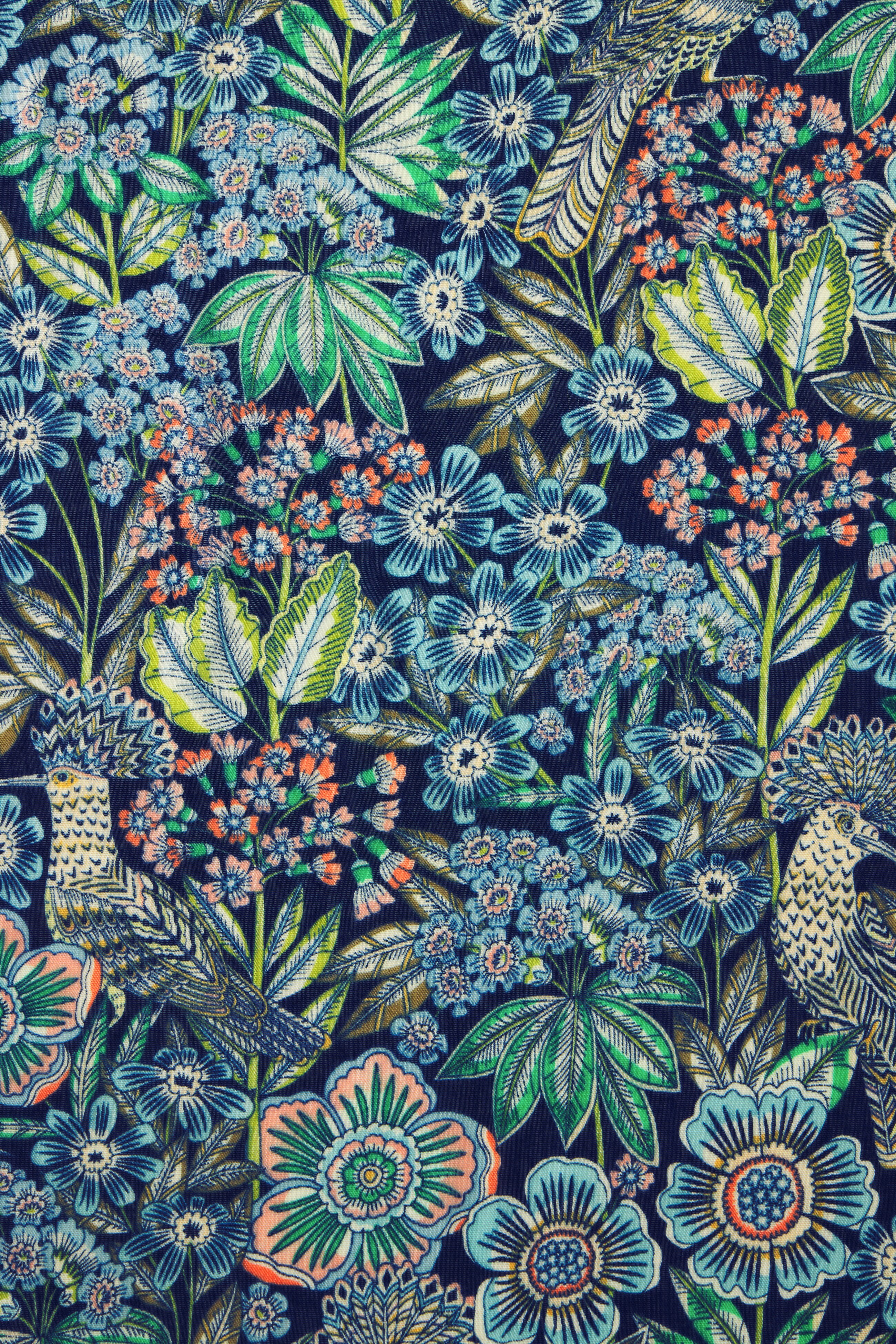 whimsical printed square scarf