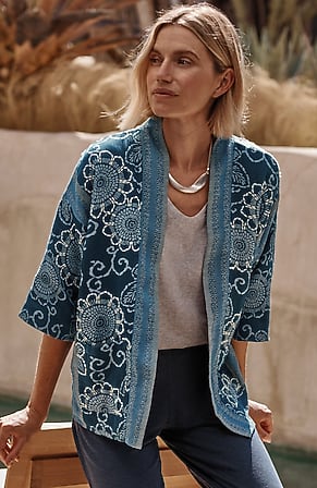 Image for Reversible Embroidered Soft Jacket