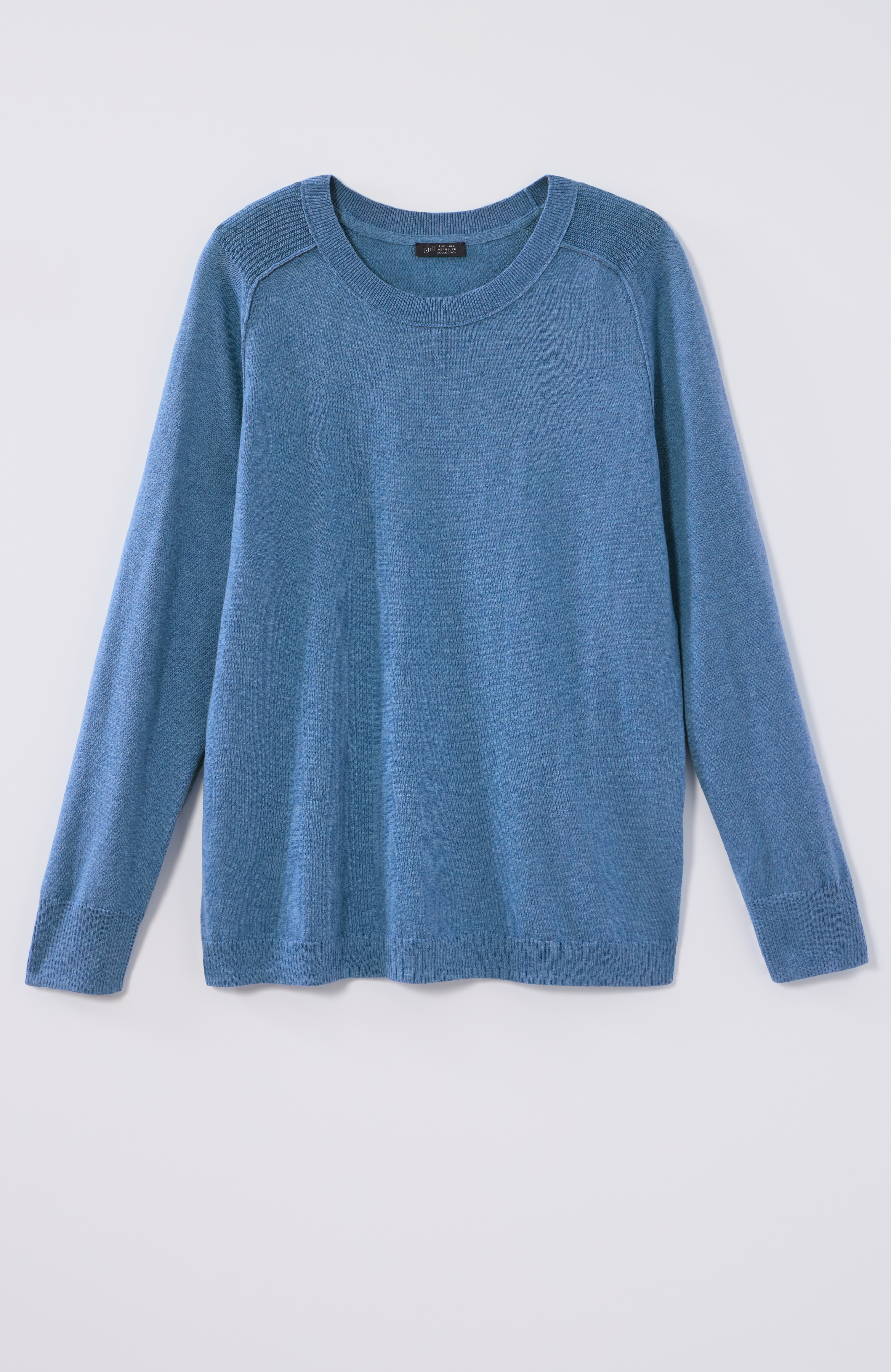 wearever ribbed-shoulder sweater