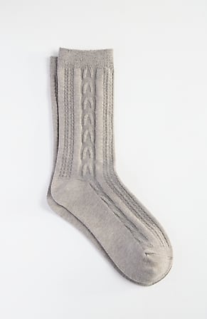 Image for Classic Cable Knit Crew Socks