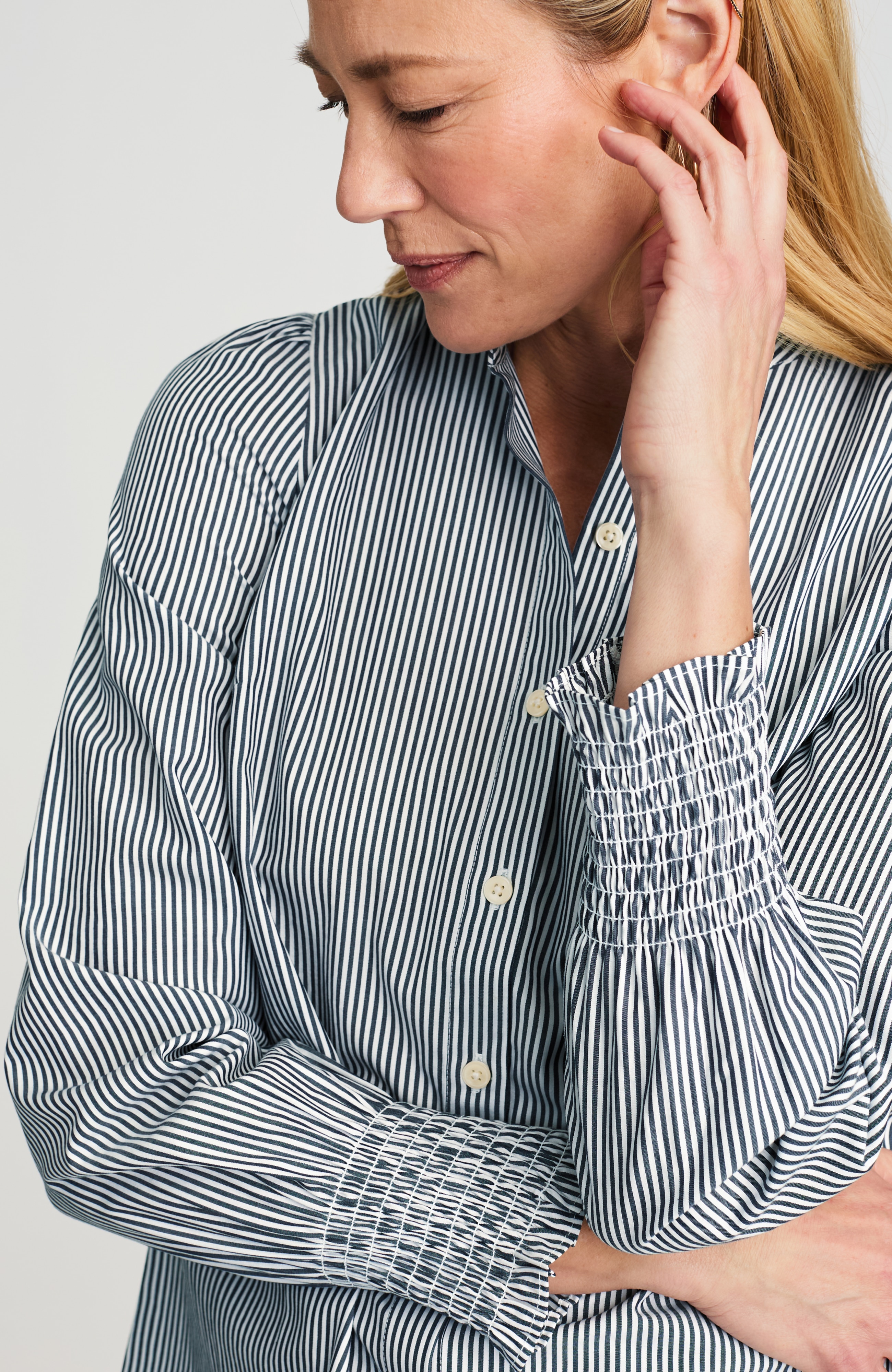 Ruffled-Neck Blouse | JJill