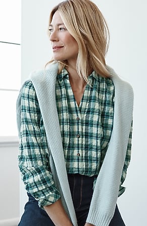 Image for Plaid Textured Elliptical Popover