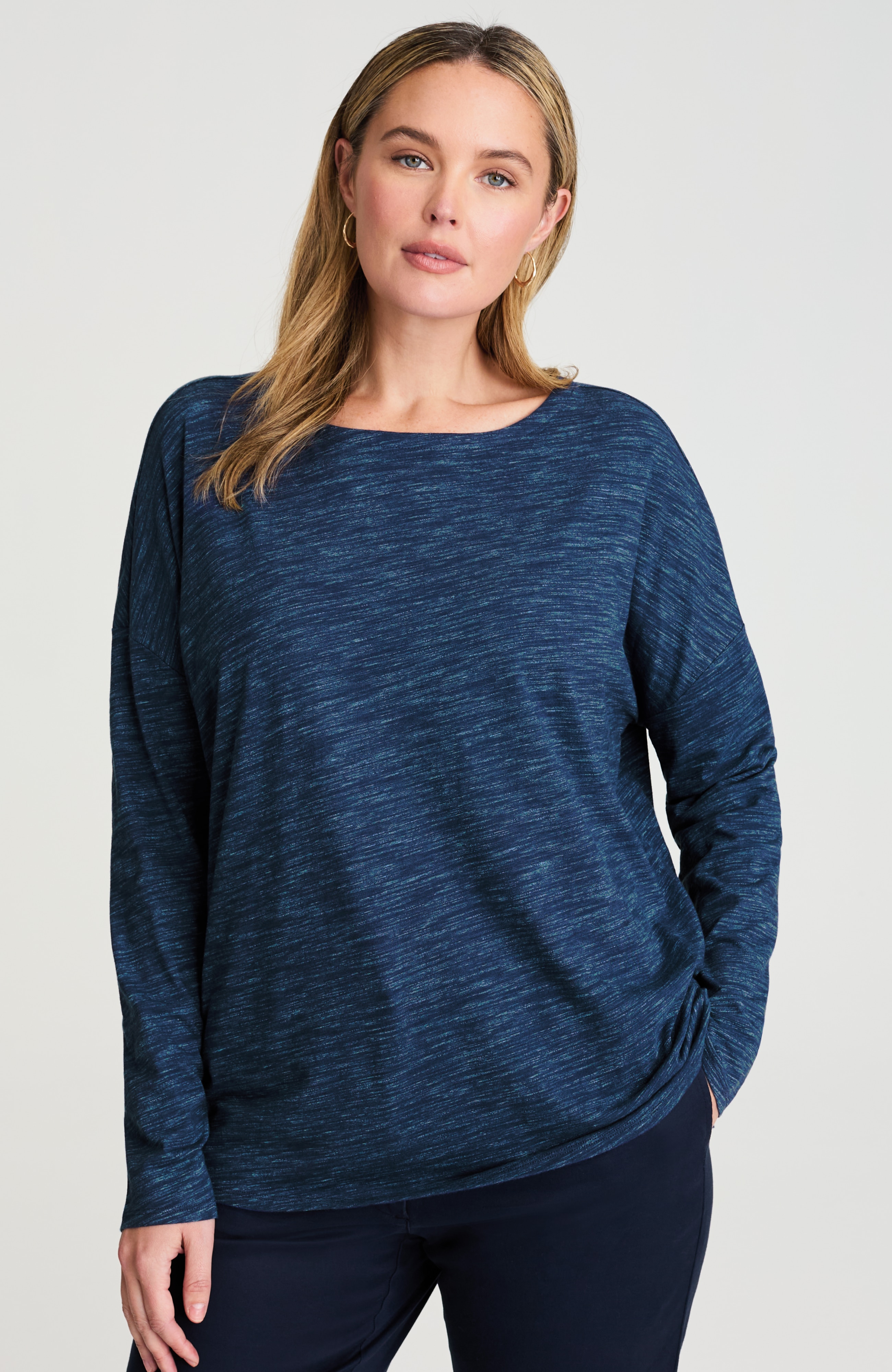 pure jill side-slit top