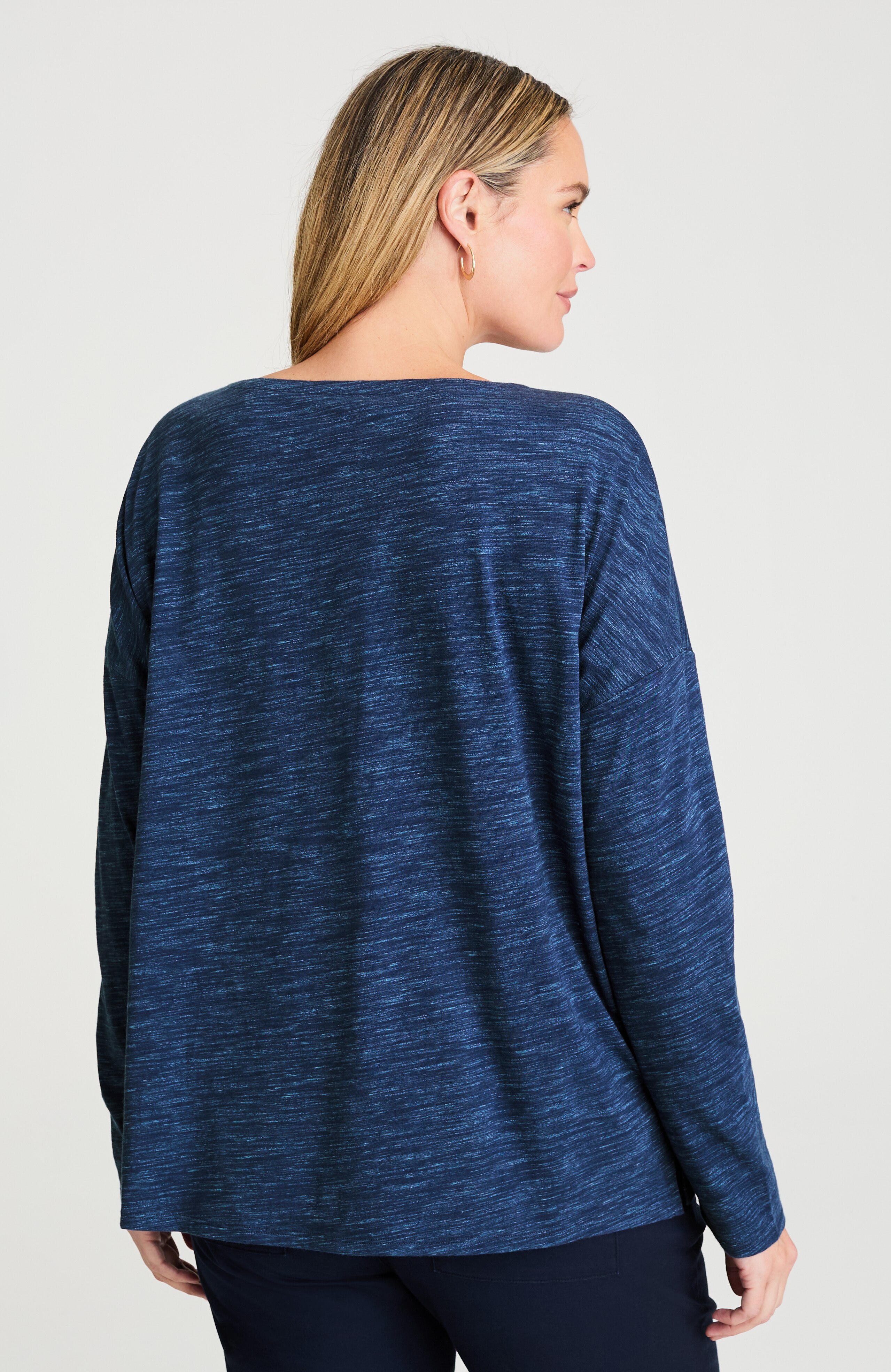 pure jill side-slit top