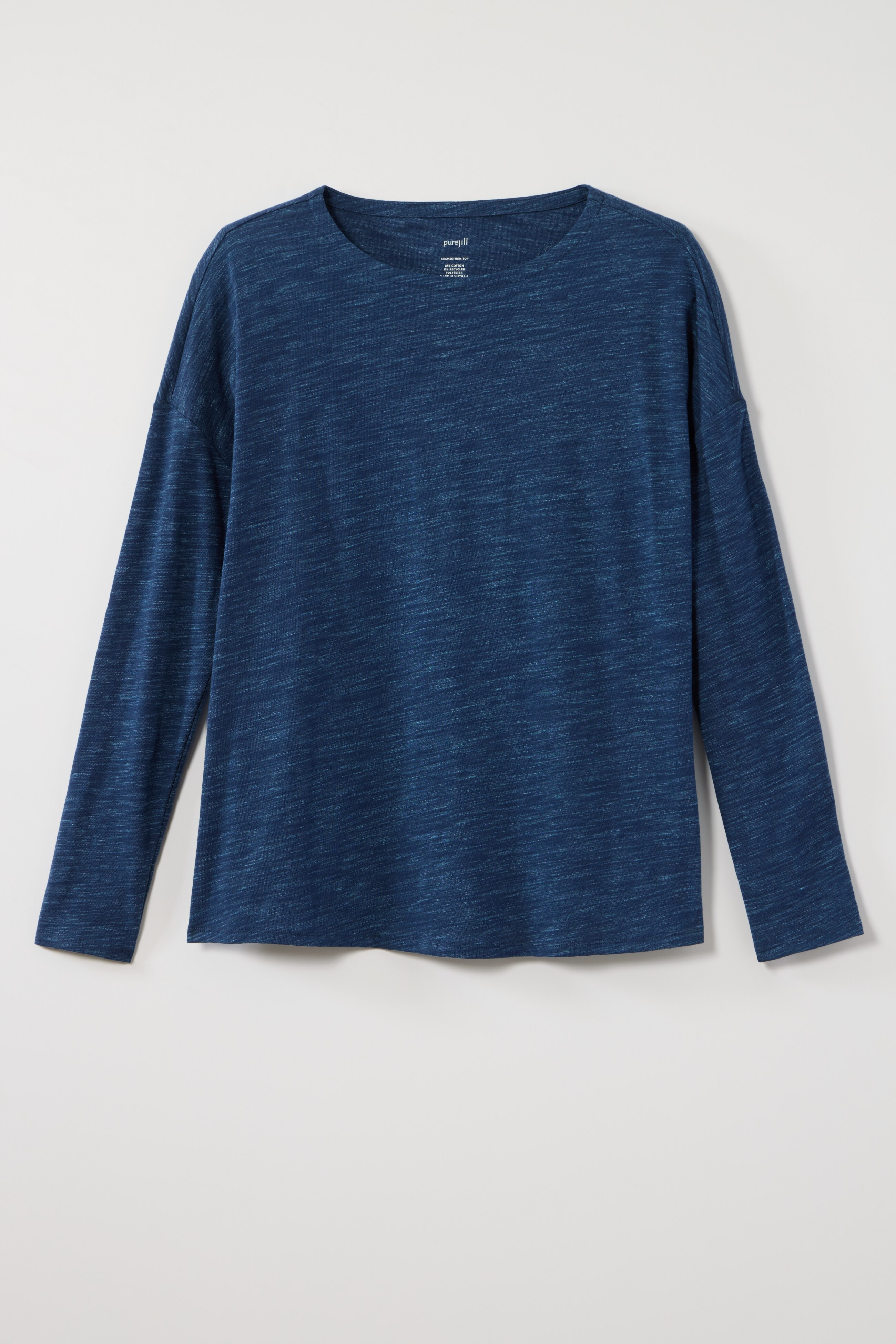 pure jill side-slit top