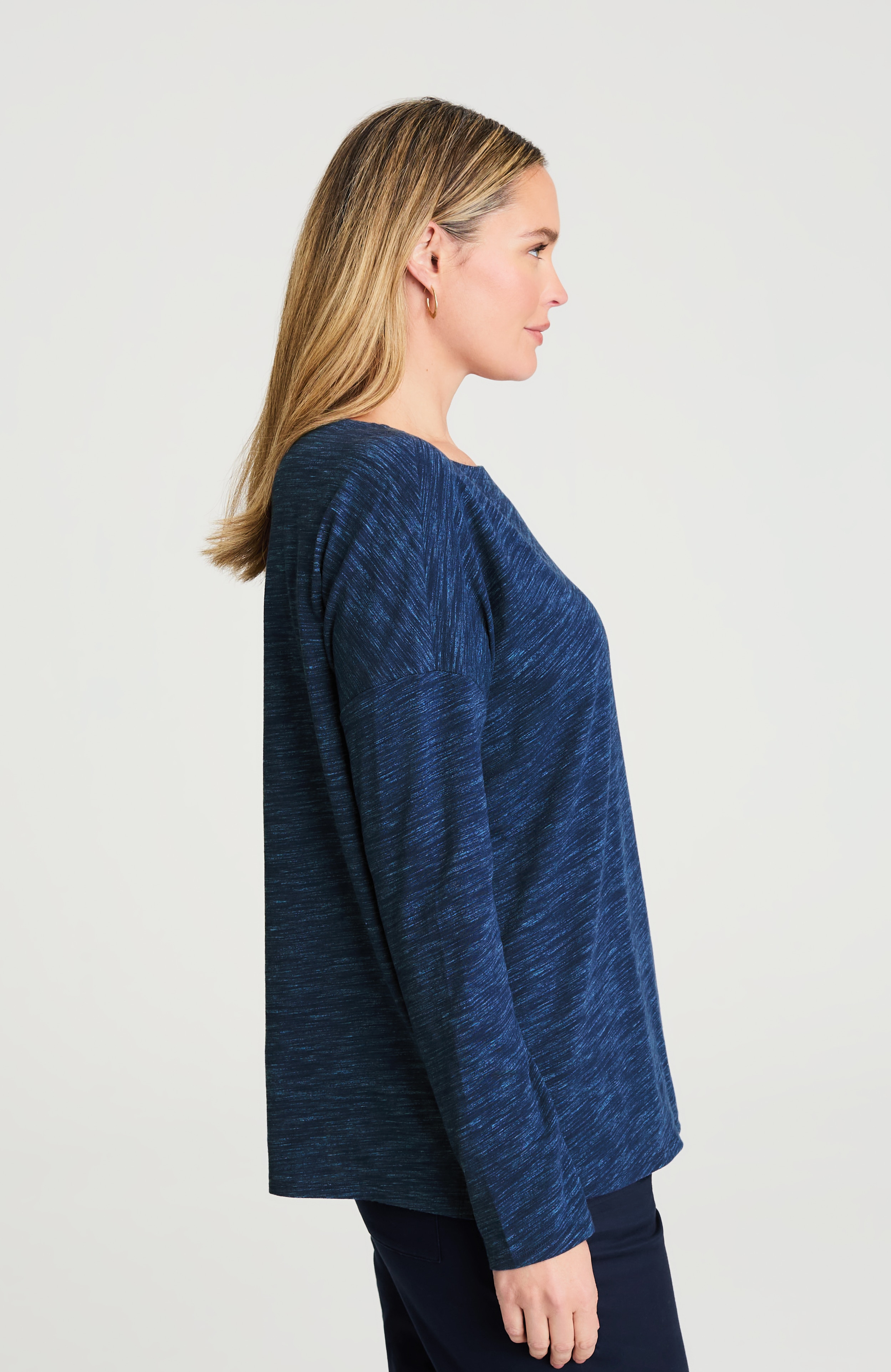 pure jill side-slit top