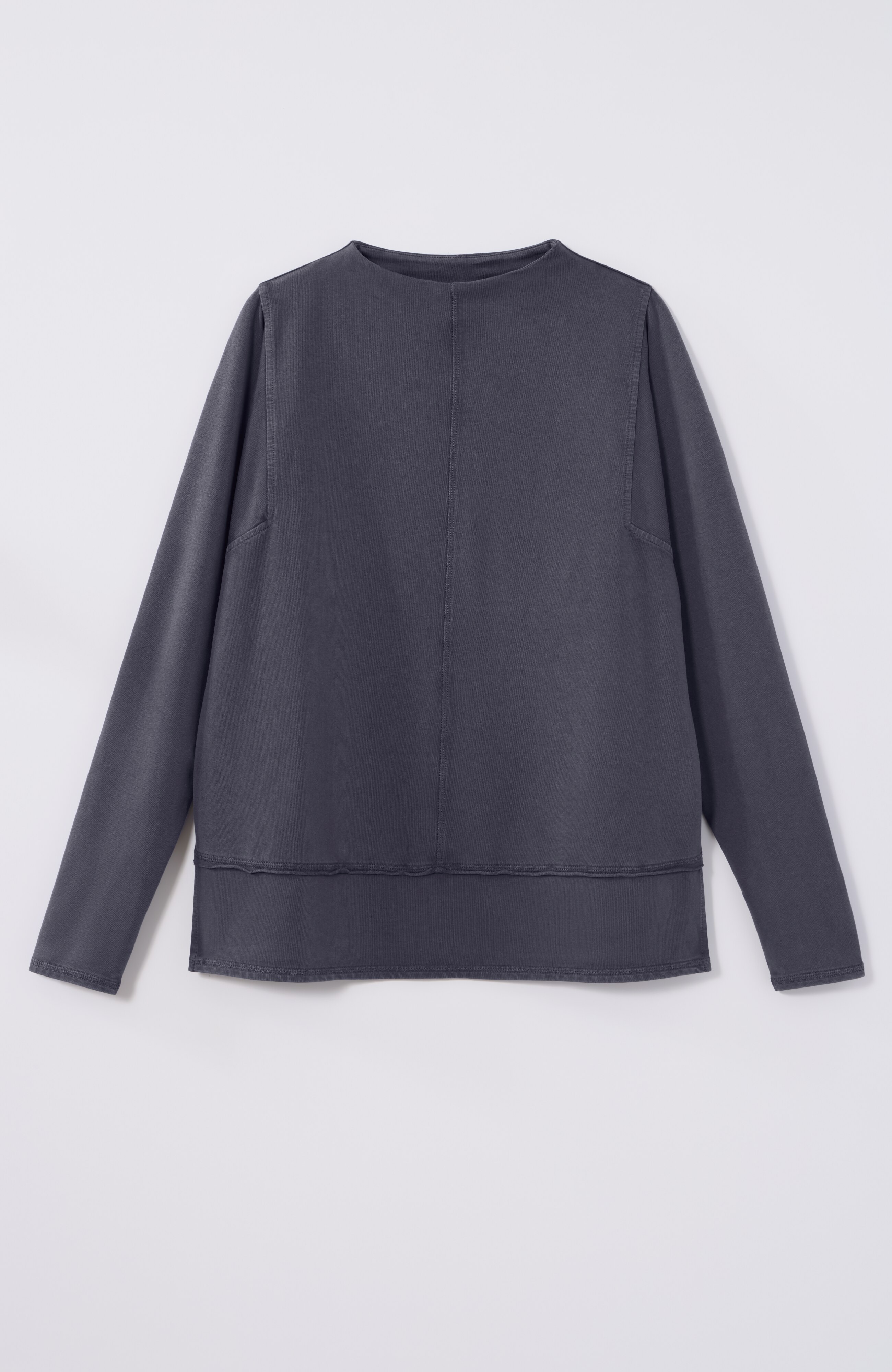 pure jill seamed french terry top