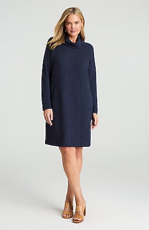 Image for Pure Jill Marled Cowl-Neck Dress
