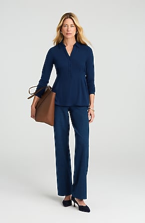 Image for Wearever Pleated Knit Shirt