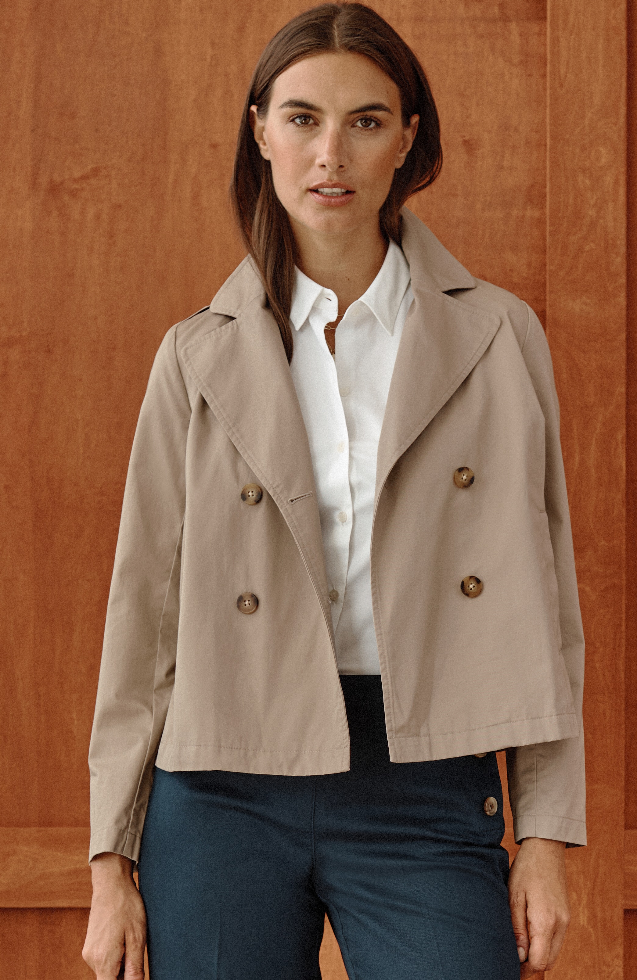 trench swing jacket