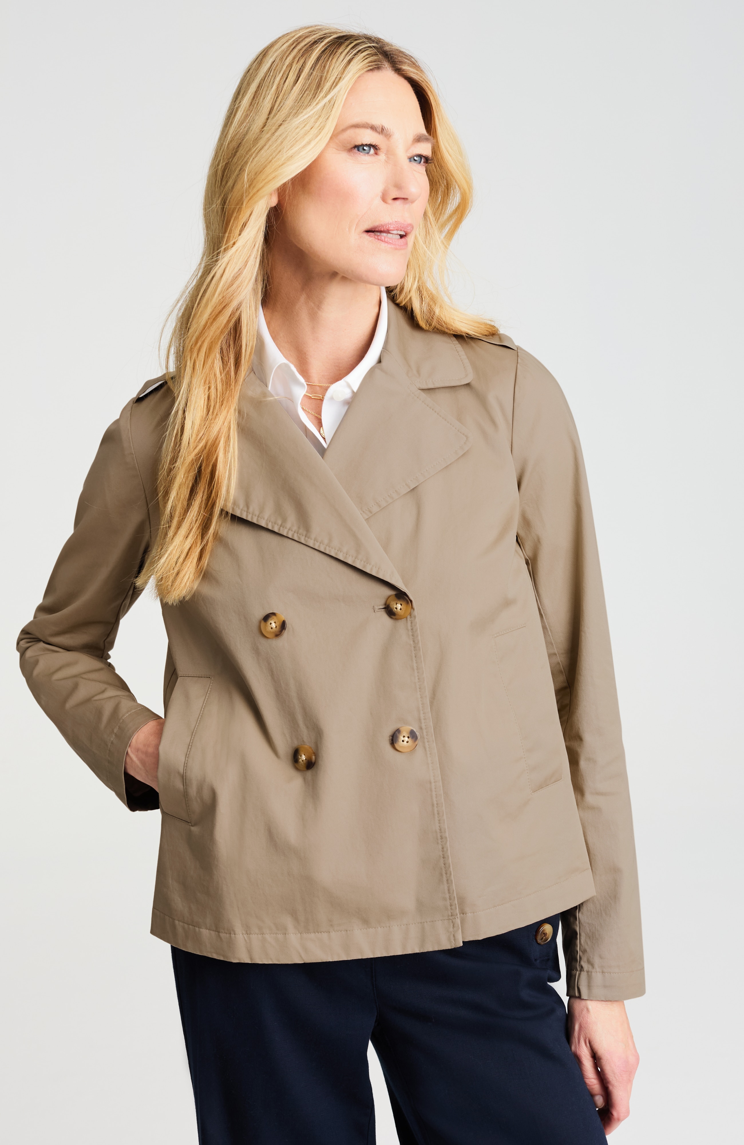 trench swing jacket