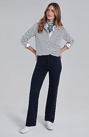 Image for High-Rise Wide-Leg Jeans