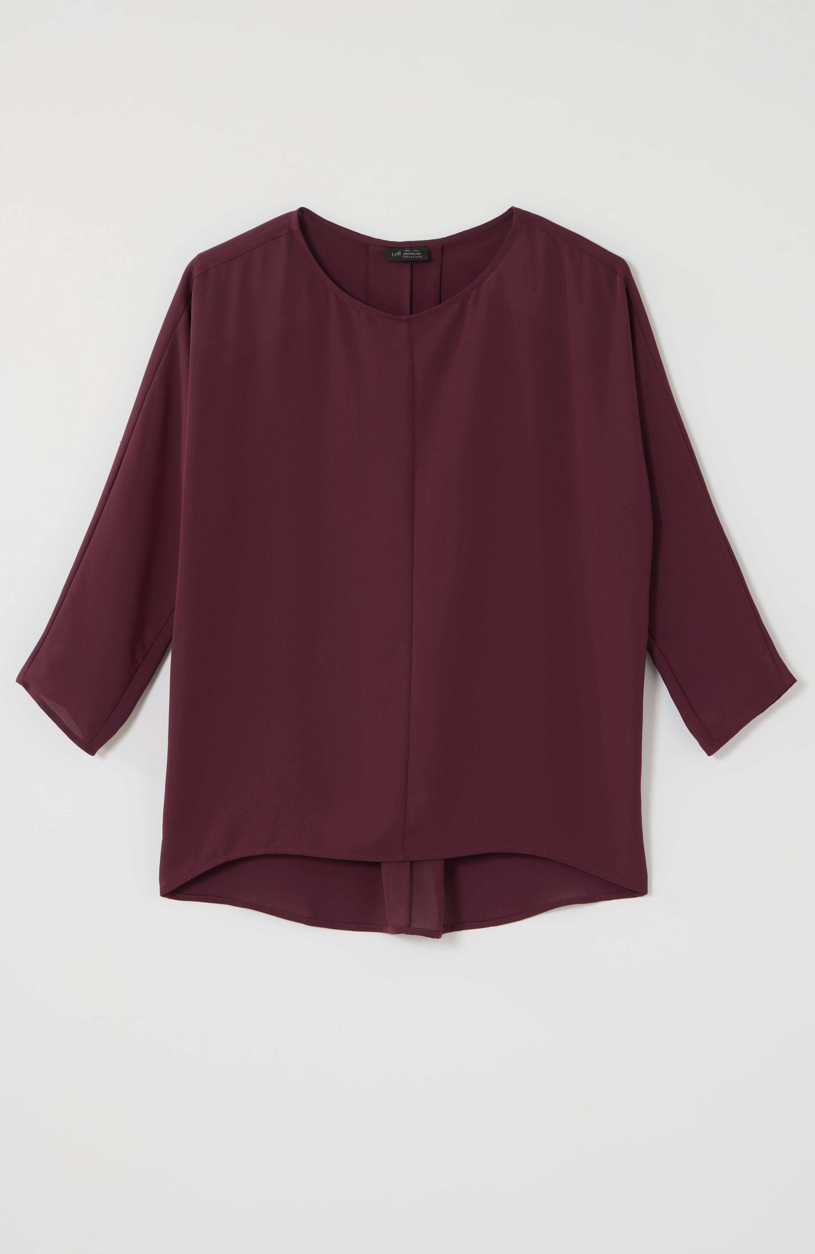 wearever elliptical-hem blouse