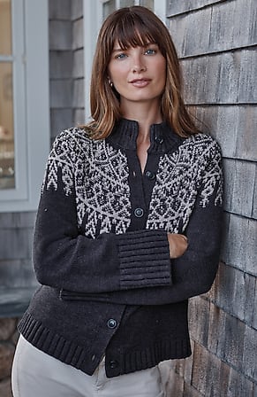 Image for Graphic Fair Isle Cardi