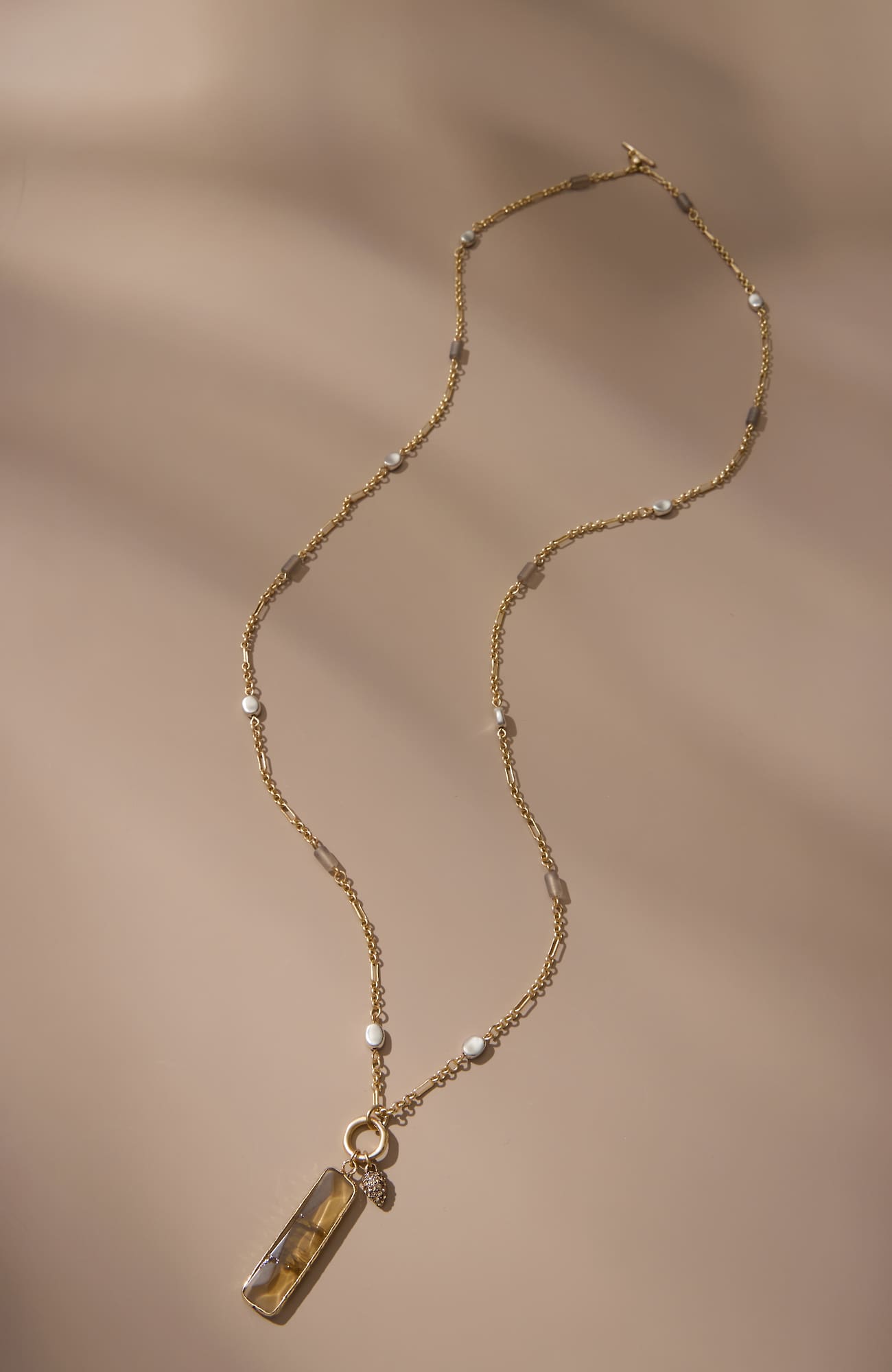 Jjill J.jill Layered Glass Pendant Necklace In Multi