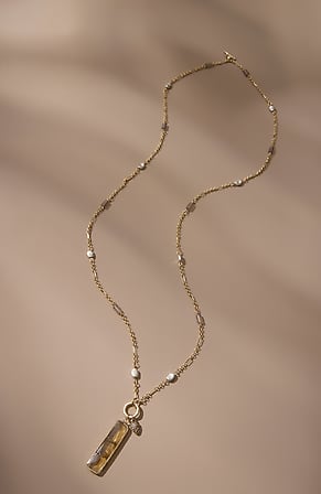 Image for Layered Glass Pendant Necklace