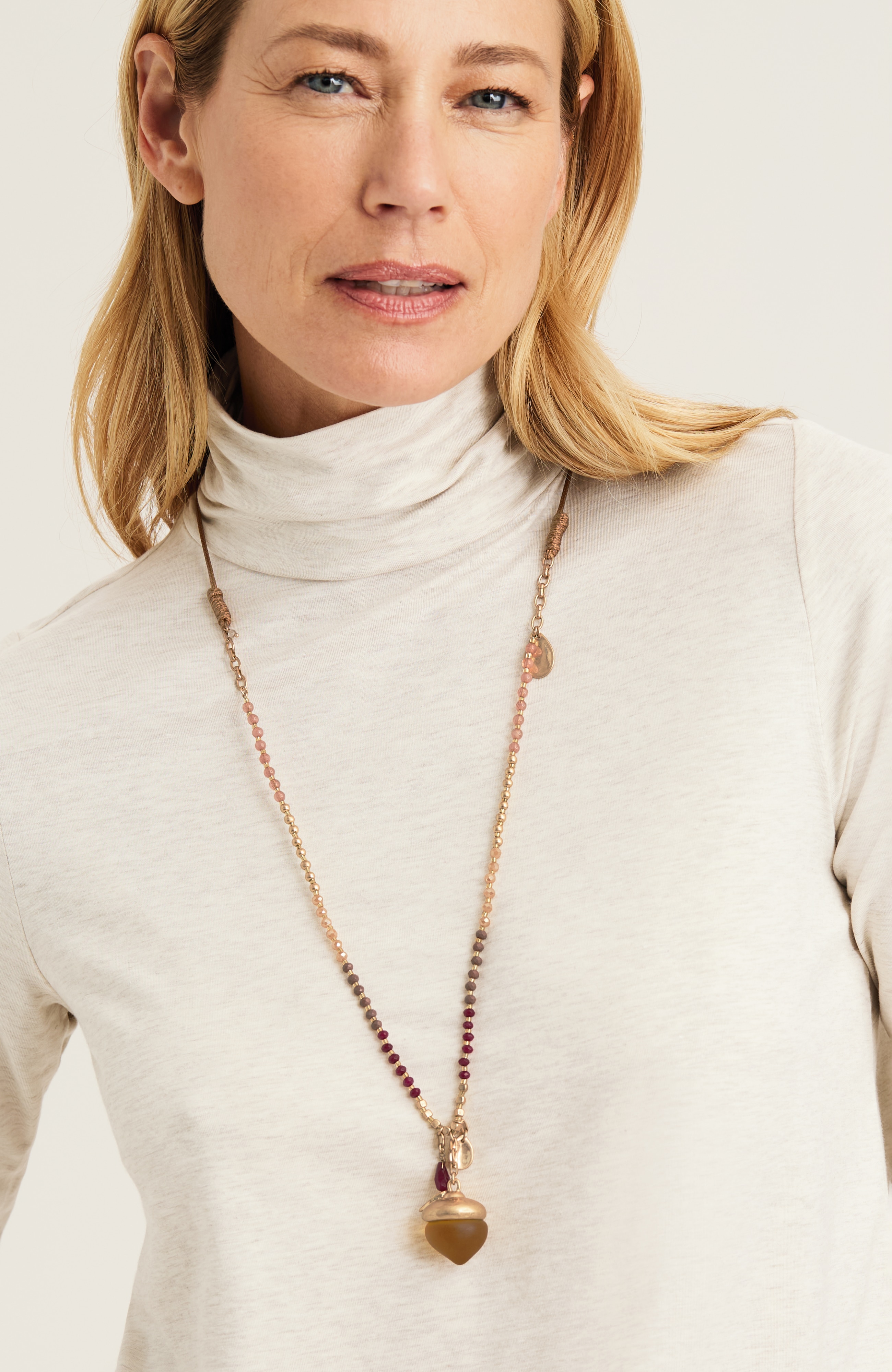 frosted glass acorn pendant