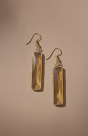 Image for Elongated Glass Earrings