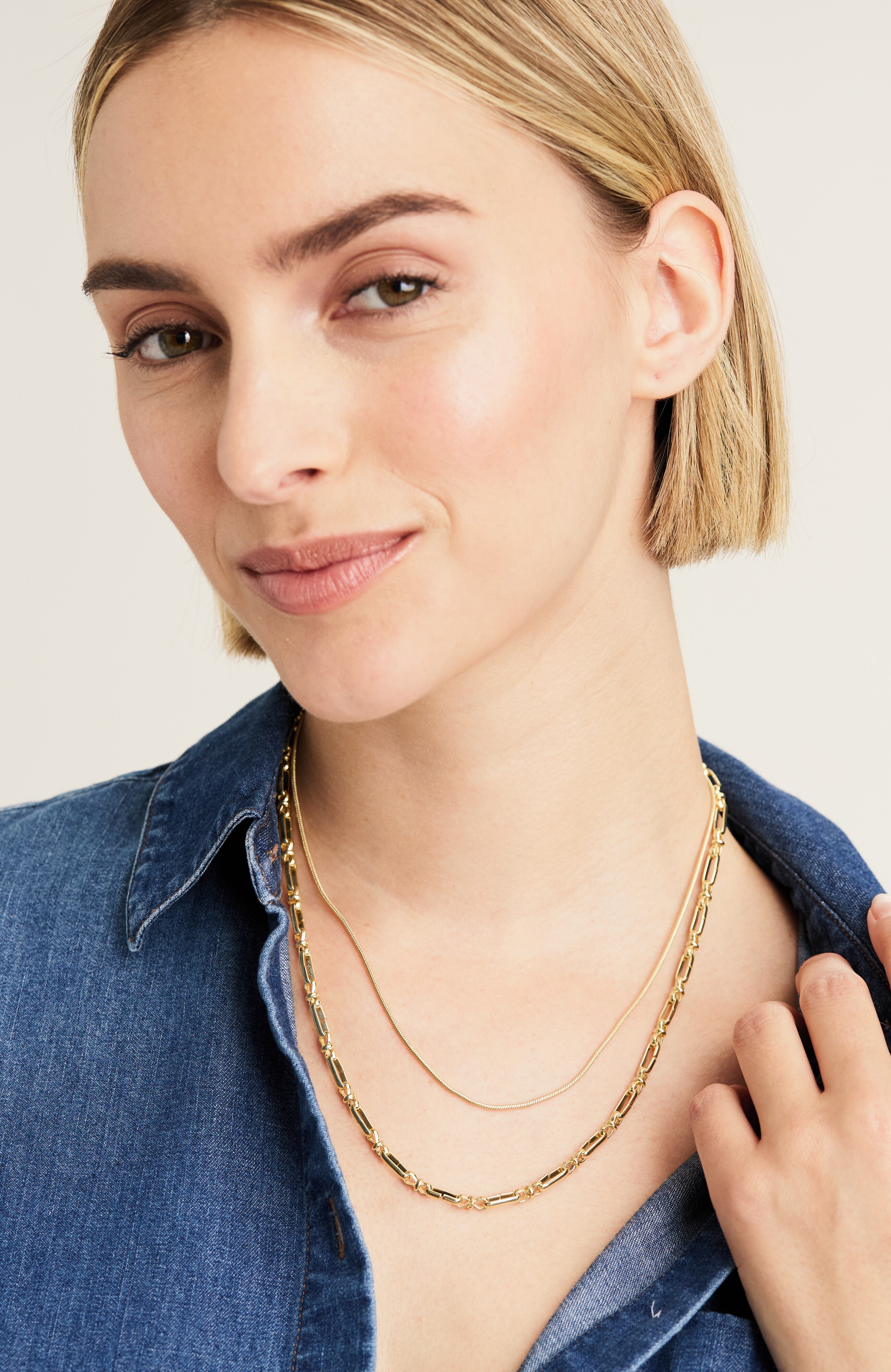 demi-fine chain necklace