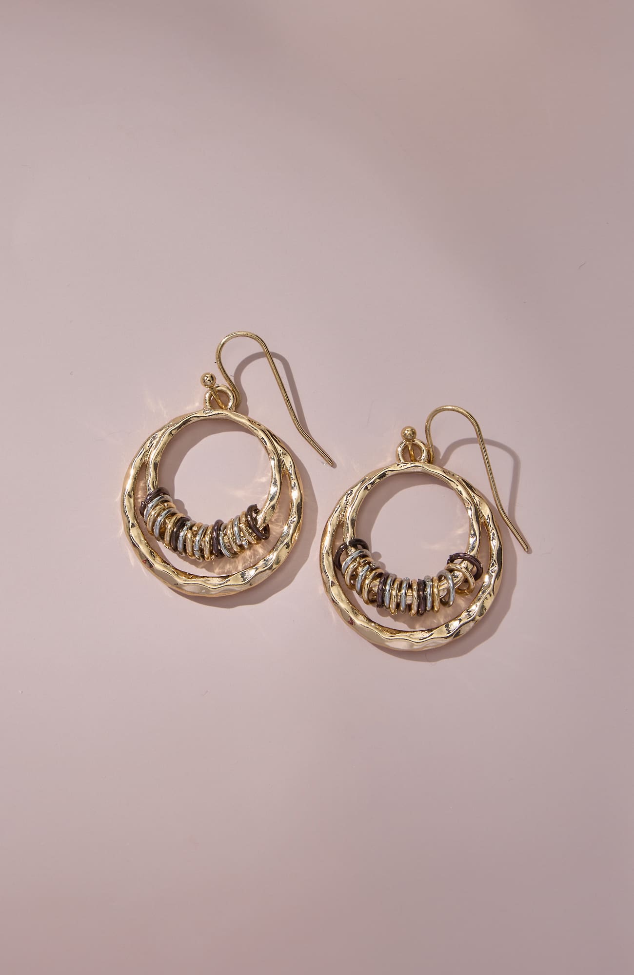 Jjill J.jill Multi-metal Cutout Earrings In Gold