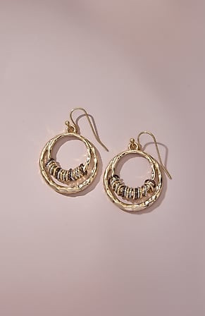 Image for Multi-Metal Cutout Earrings