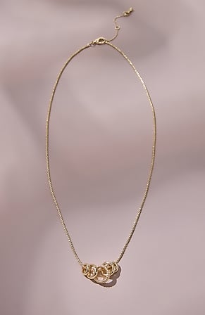 Image for Compassion Fund Five Golden Rings Necklace