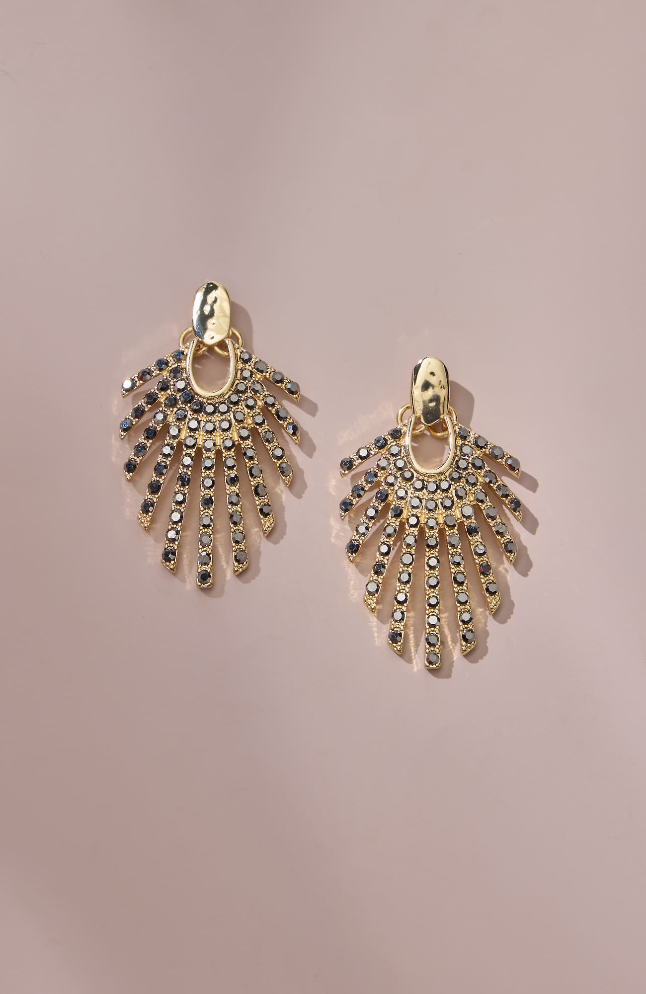 Jjill J.jill Sparkling Goldtone Statement Earrings In Gold