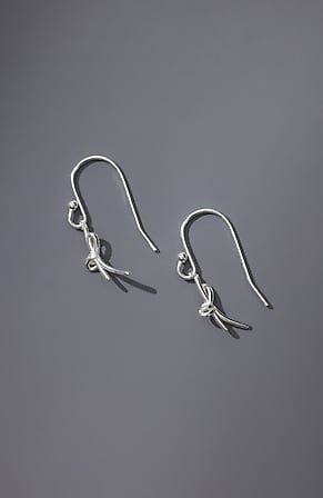 Image for Sterling Silver Bow Earrings
