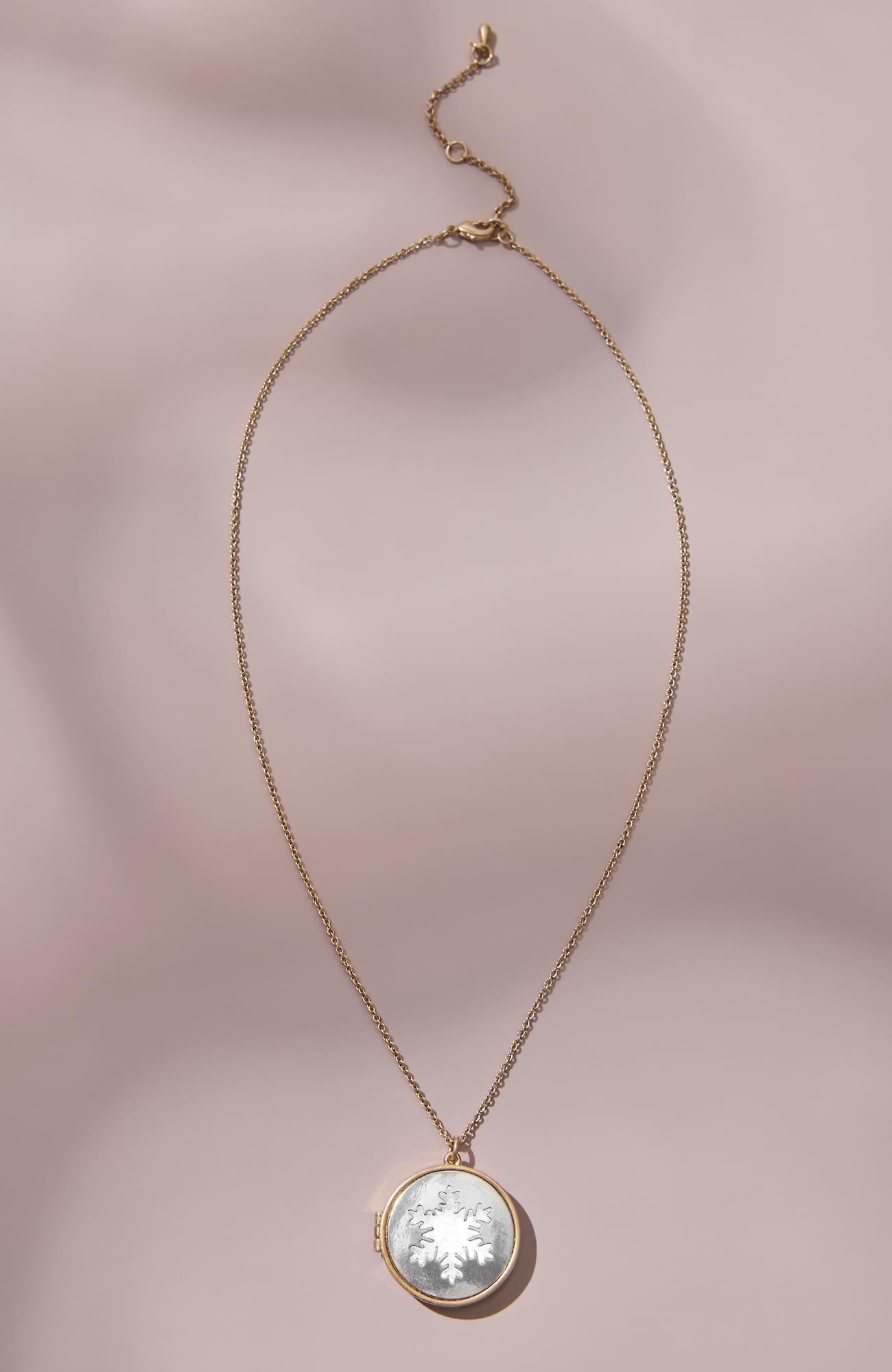 Jjill J.jill Snowflake Locket Necklace