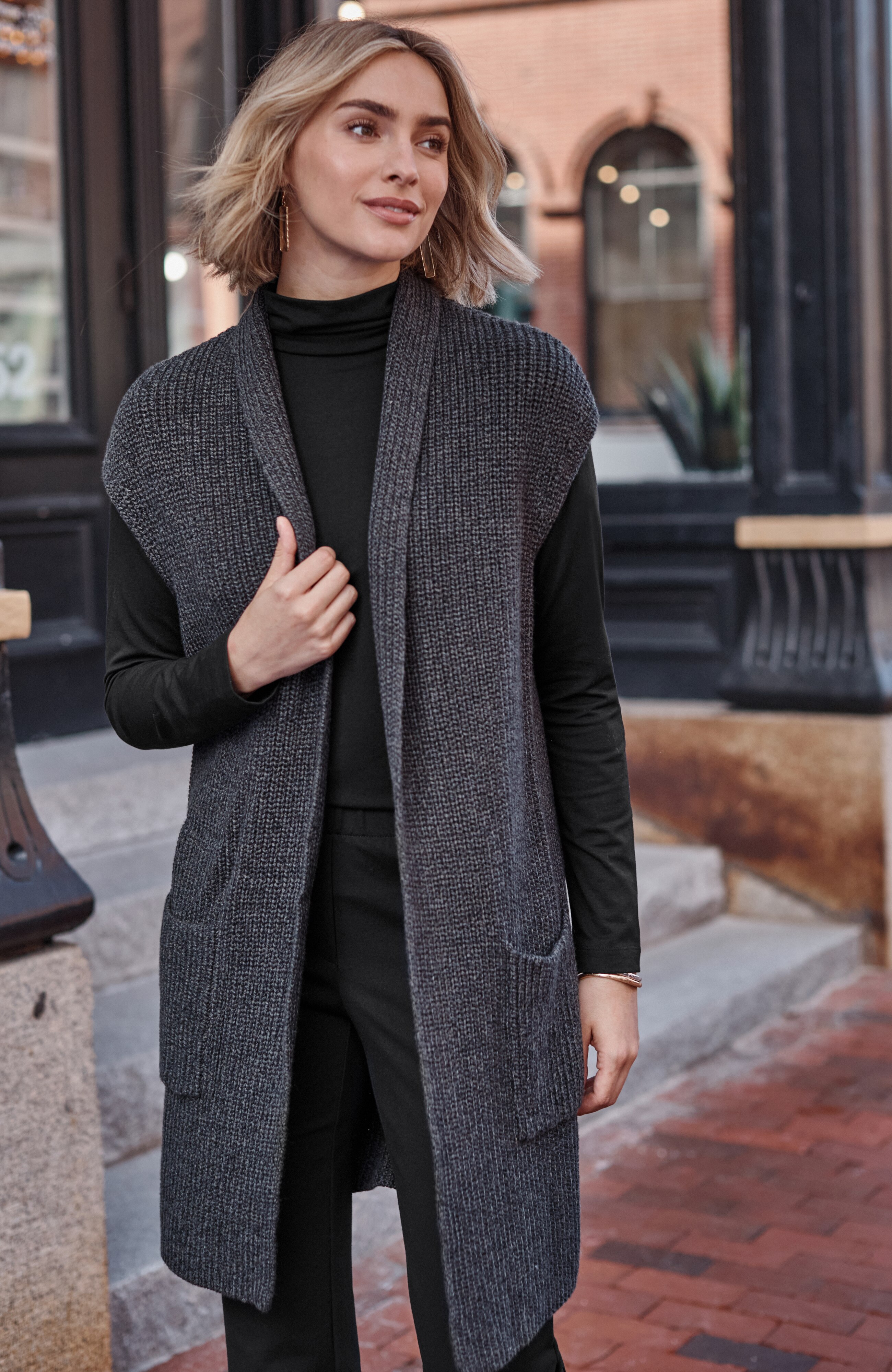 LUXE SUPIMA SHIRRED TURTLENECK | JJill