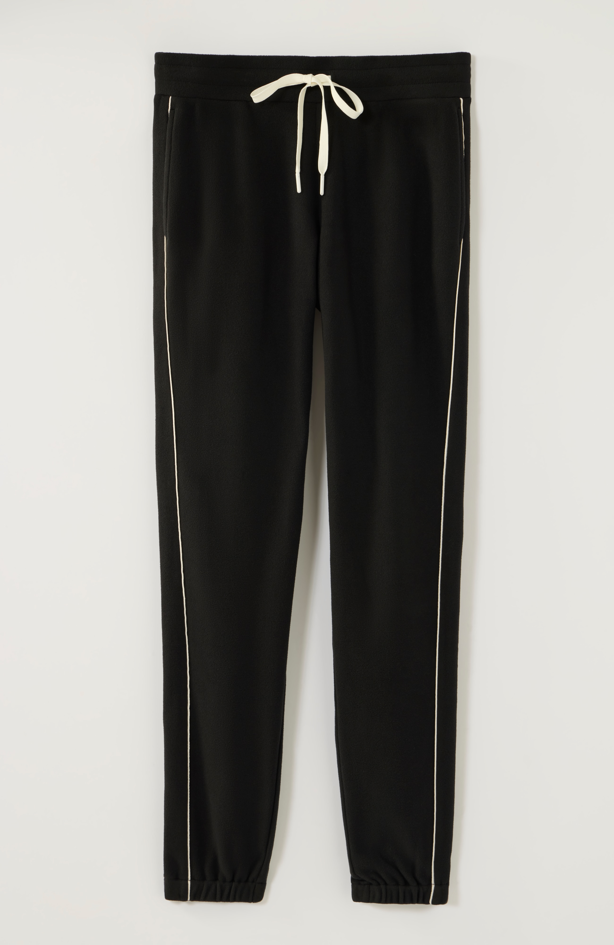 fit cozy contrast-trimmed joggers