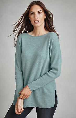 Image for Pure Jill Recycled-Cashmere Pullover Sweater