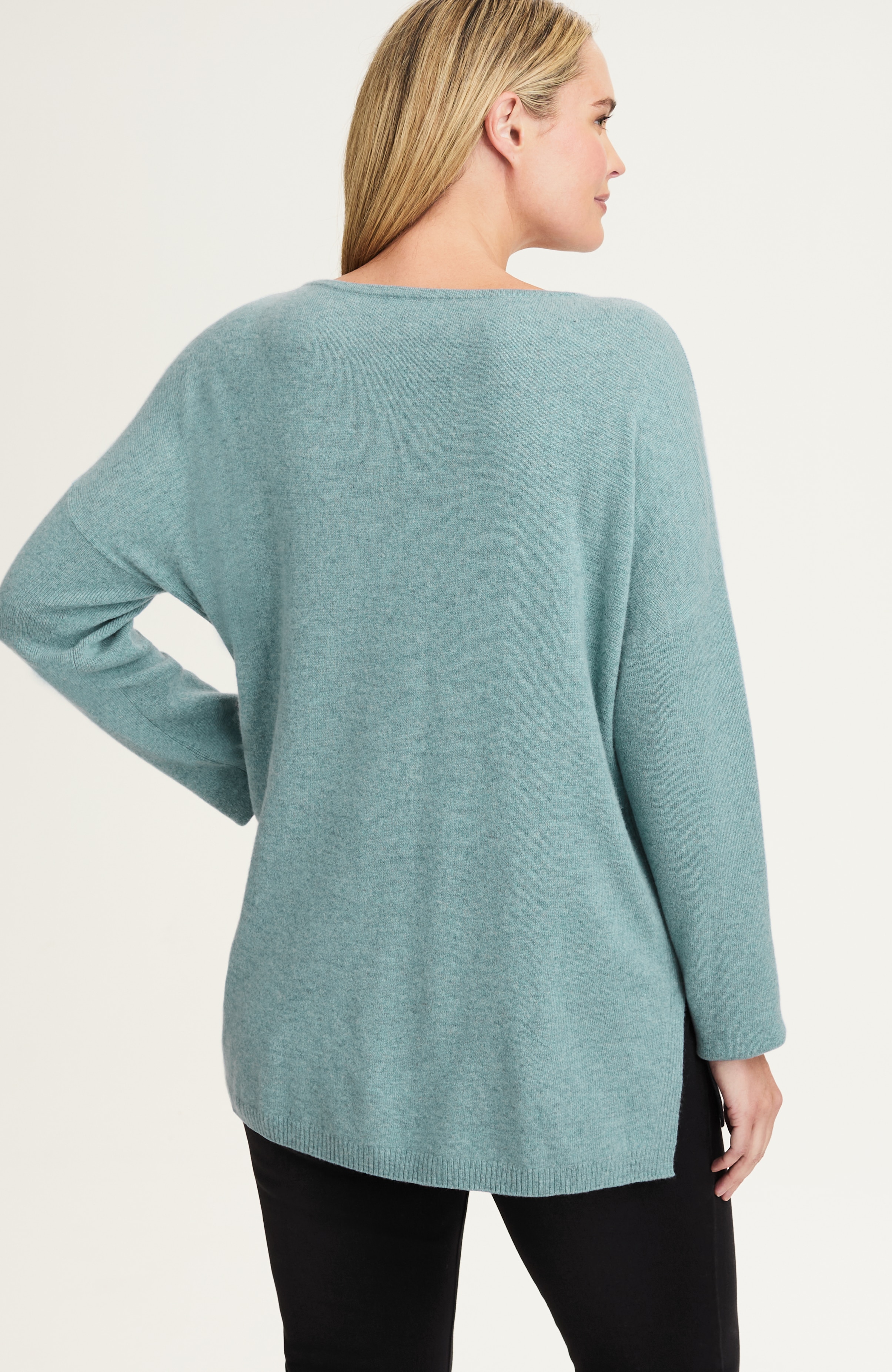 pure jill recycled-cashmere pullover sweater