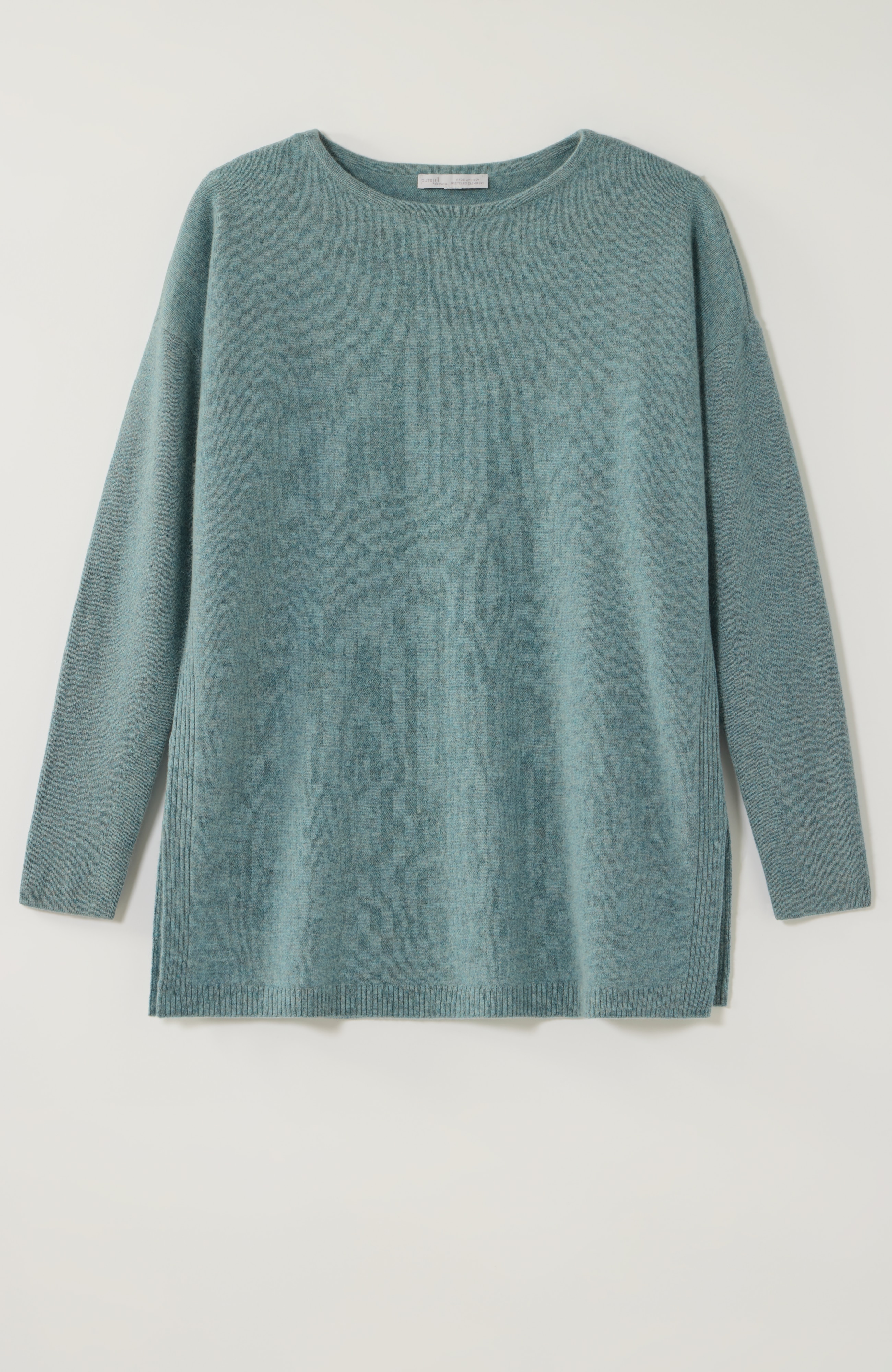 pure jill recycled-cashmere pullover sweater