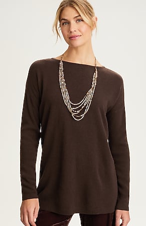 Image for Pure Jill Recycled-Cashmere Pullover Sweater