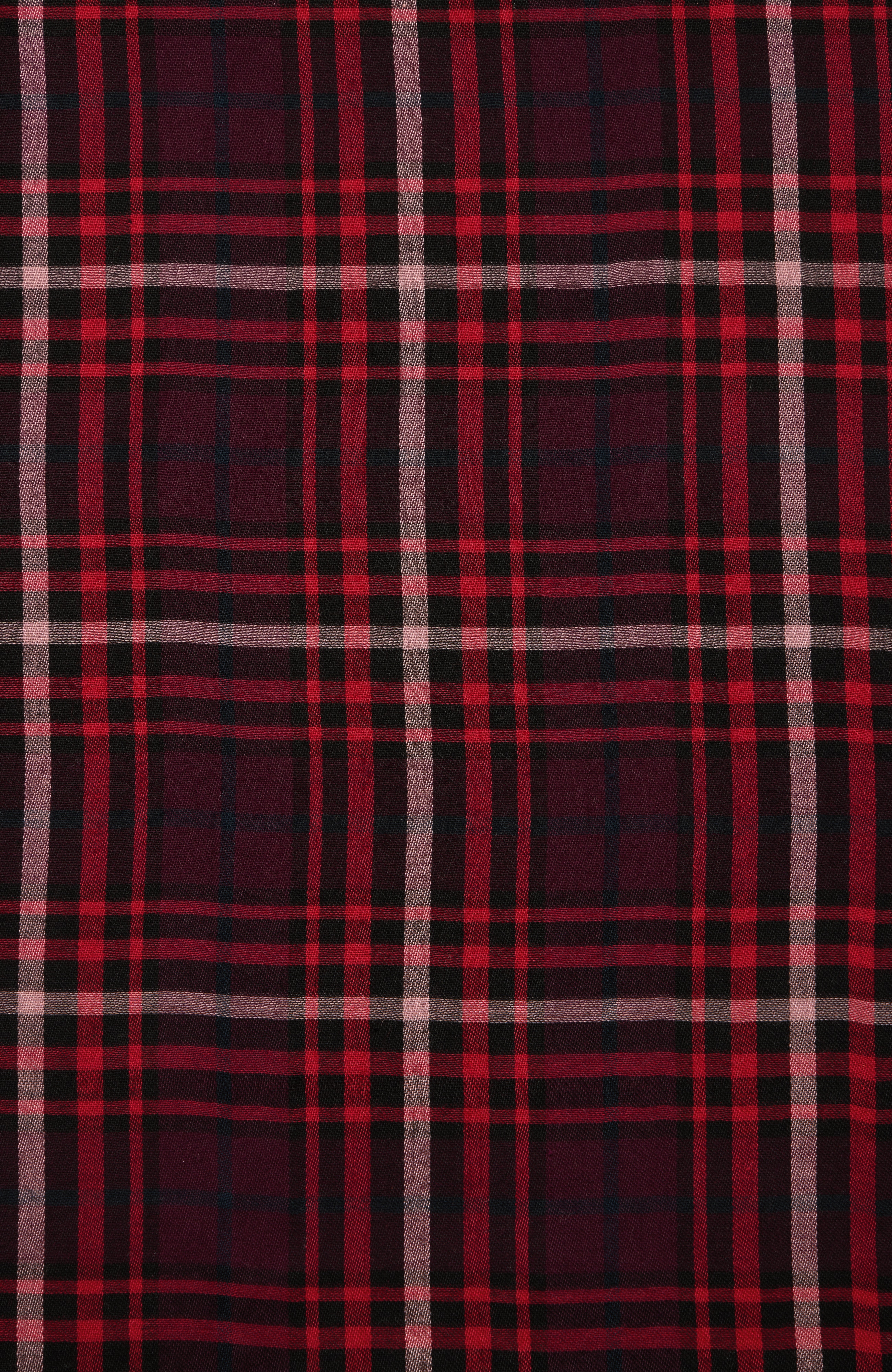 plaid infinity scarf