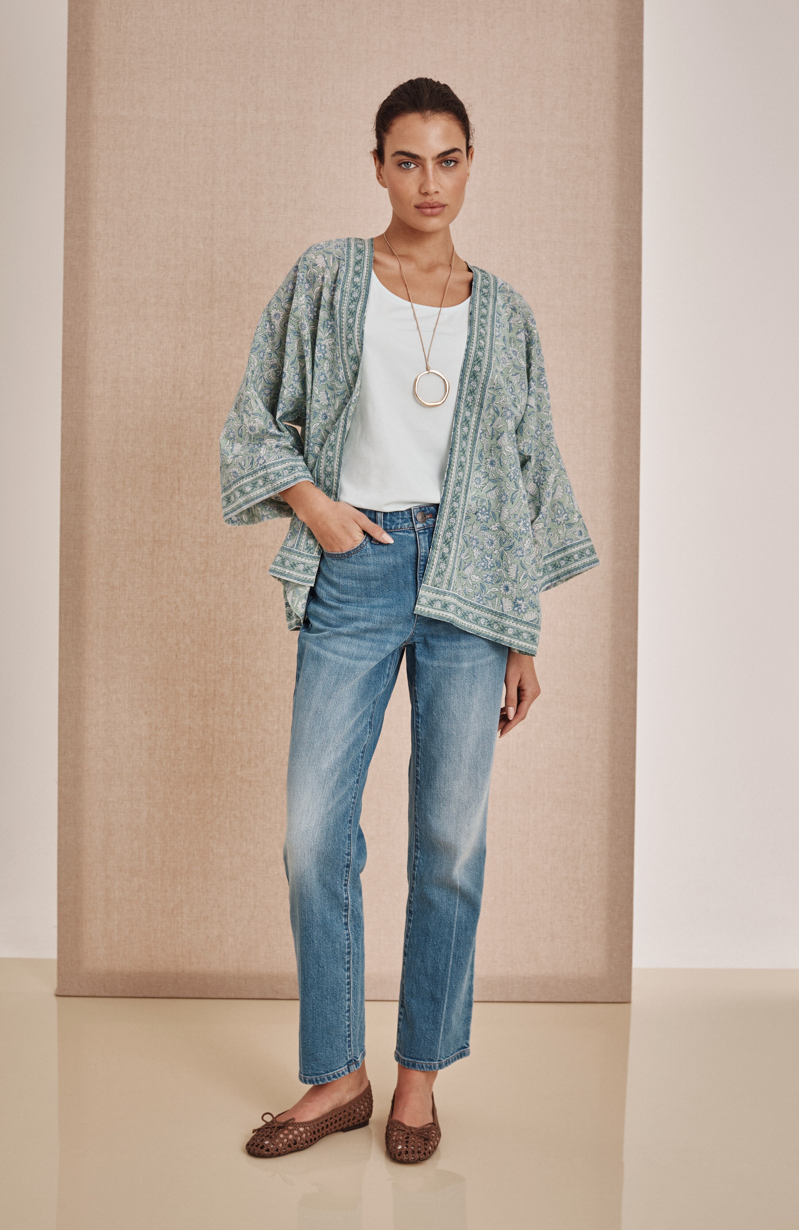 olivia open-weave bow flats