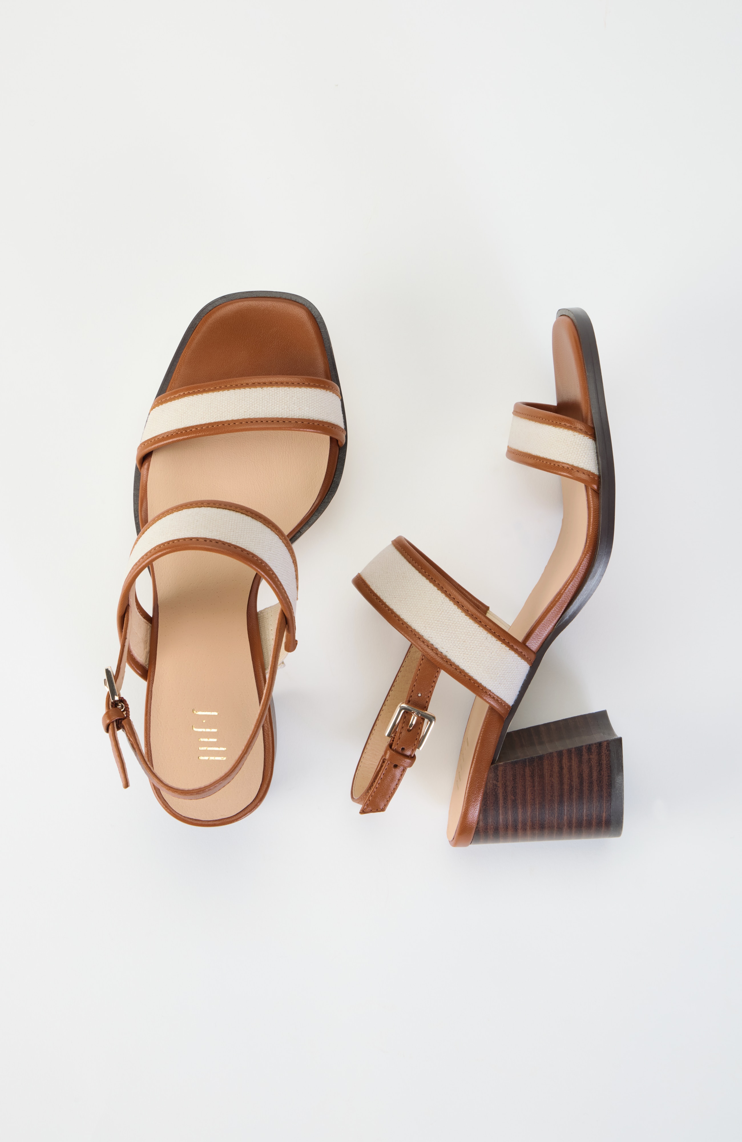 MIA STACK-HEELED SANDALS | JJill