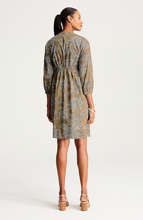 chinese dress ladies Long Ashley Cotton Voile Dress