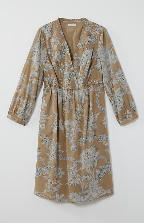 floral cotton dress Blue Meadow Floral Cotton Dress main image 1