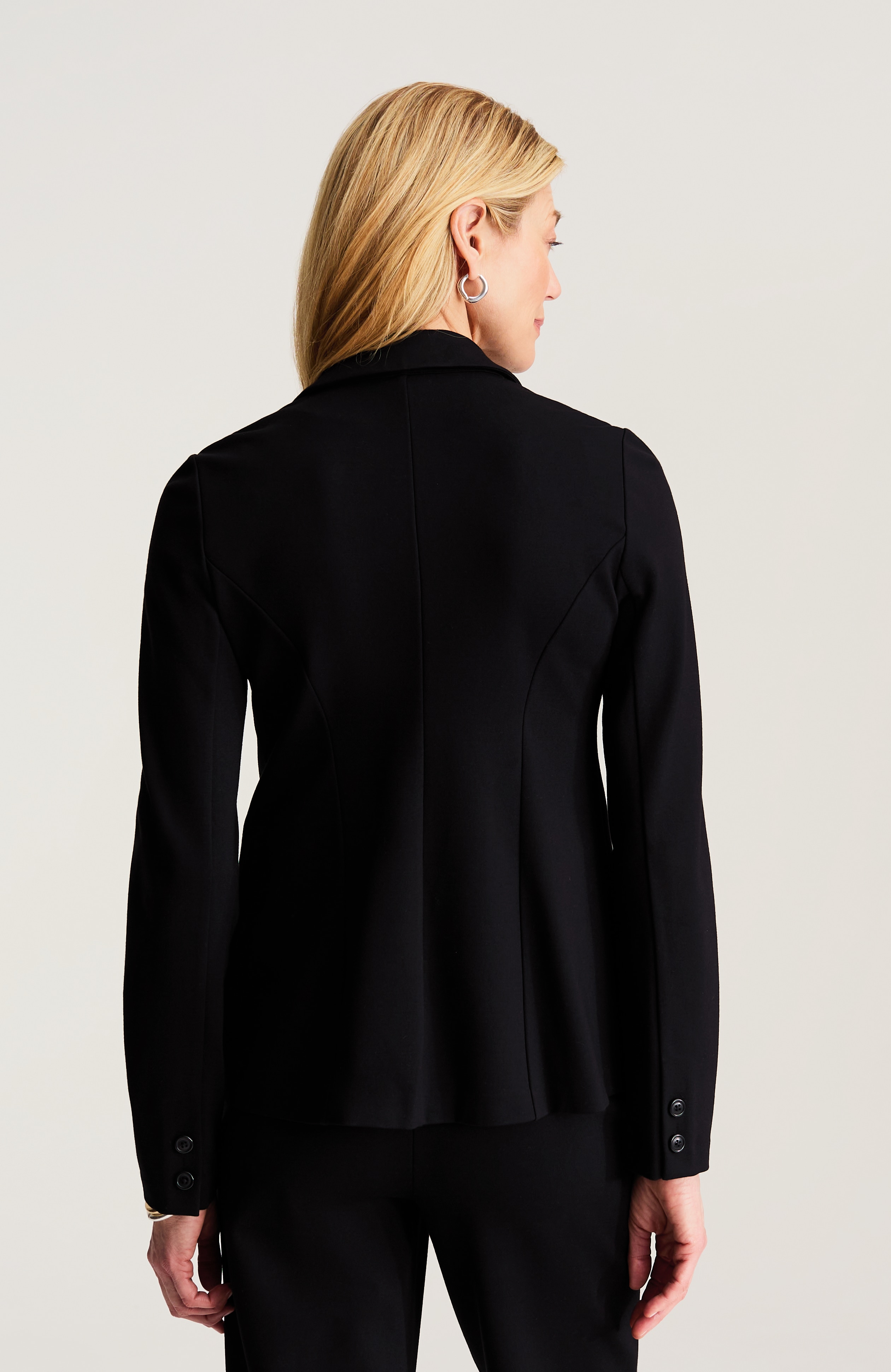 wearever sculpted-knit button-front blazer