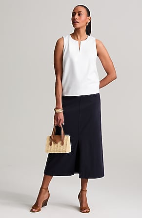 Image for Wearever Knit Jean Skirt