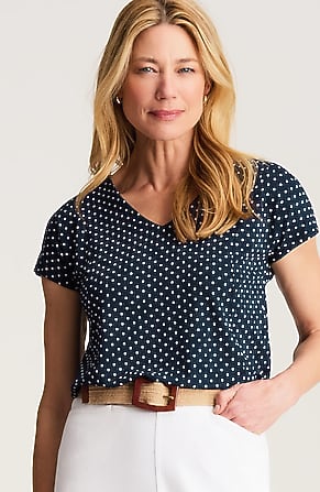 Image for Wearever Slub-Knit A-Line Tee