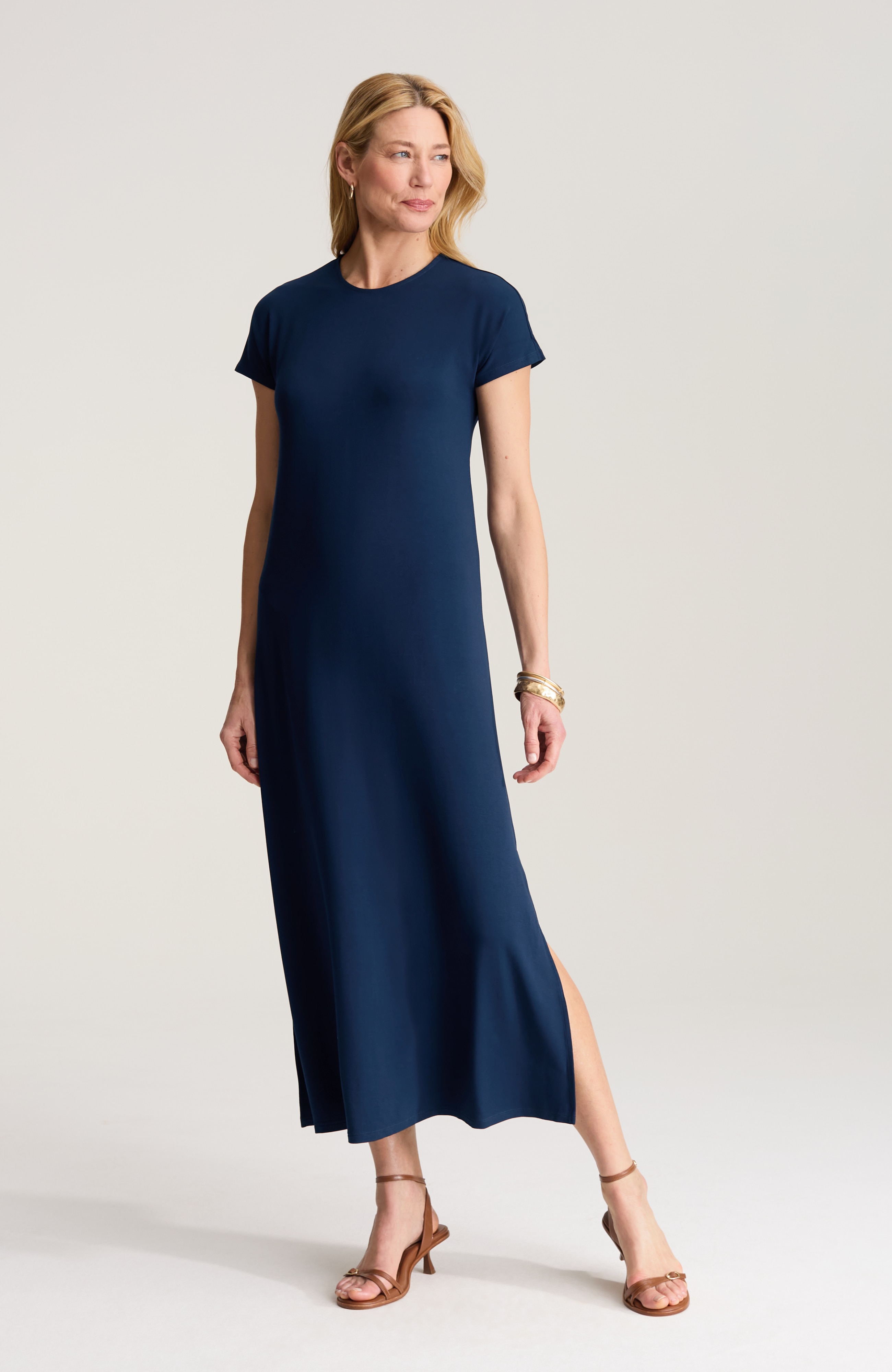 wearever cap-sleeve maxi dress