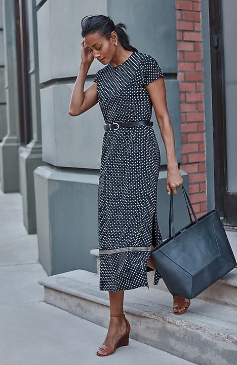 navy blue dress with cap sleeves WE CAP-SLEEVE MAXI DRESS