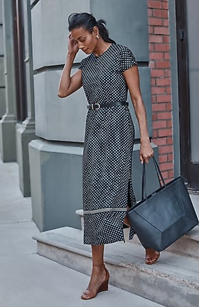 Image for Wearever Cap-Sleeve Maxi Dress