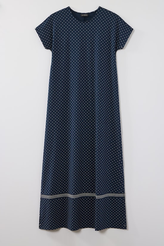 blue cap sleeve maxi dress WE CAP-SLEEVE Color:Black Crochet