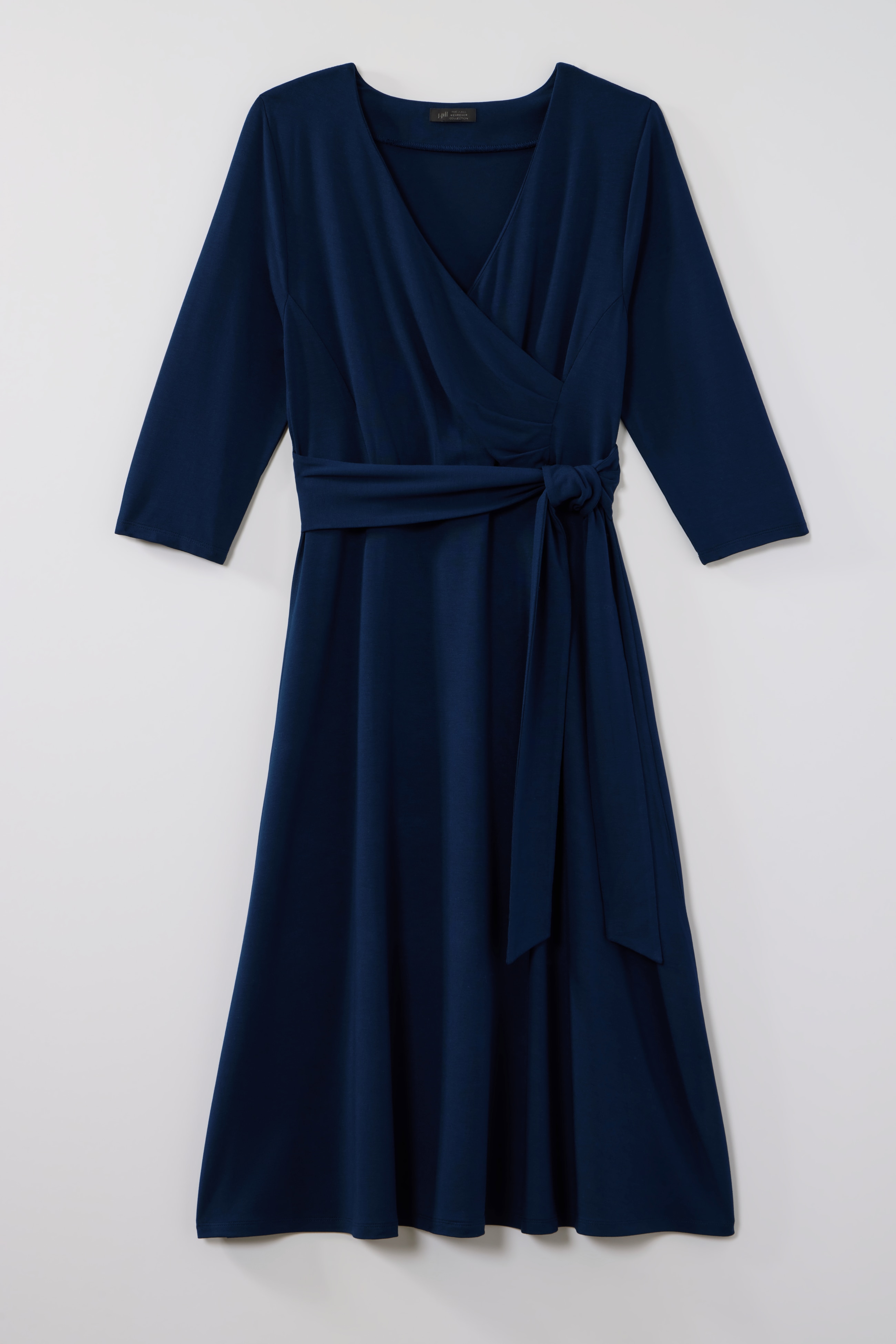 Wearever Wrap-Style V-Neck Dress | JJill
