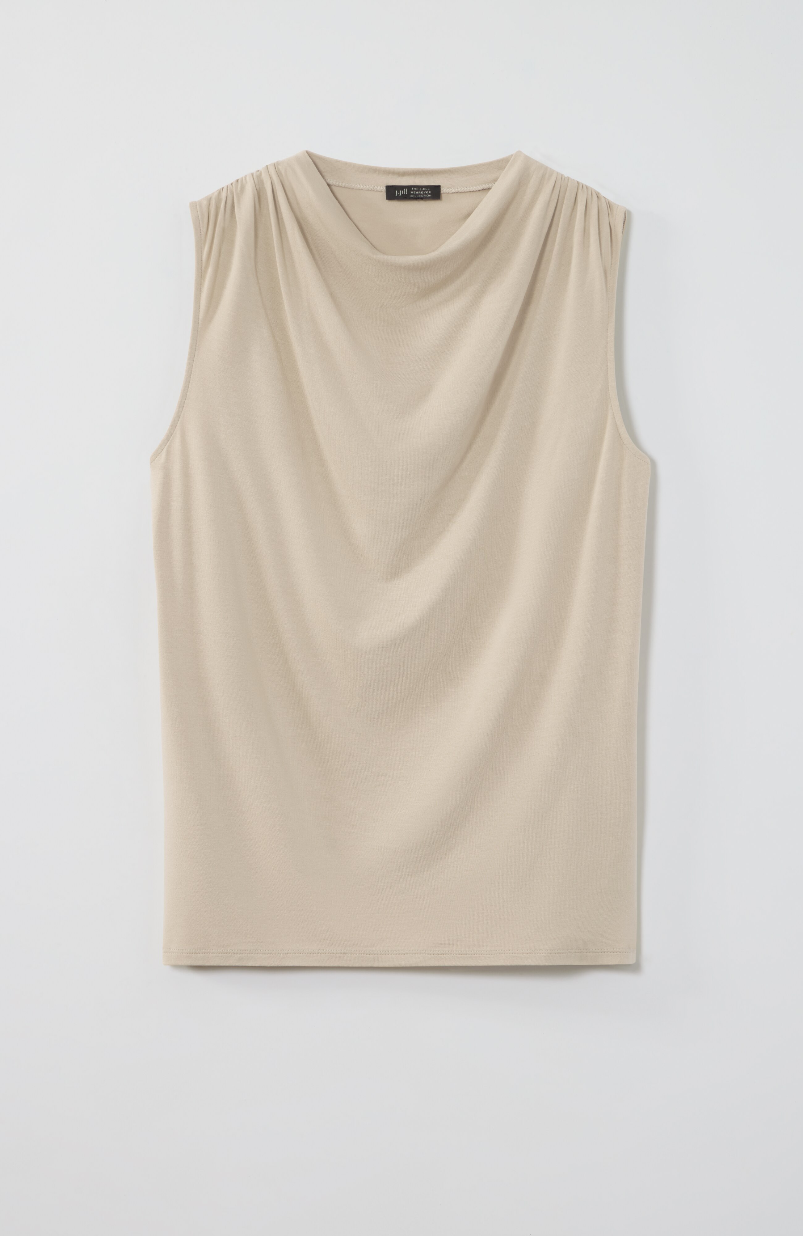 WE DRAPED-NECK TOP | JJill