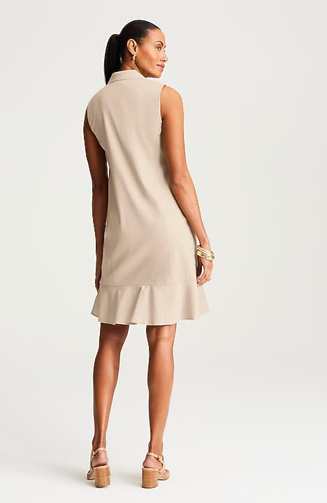 sleeveless blazer dress WE merges modern tailoring with sleek sophistication Leonora Contrast Sleeveless Blazer Dress